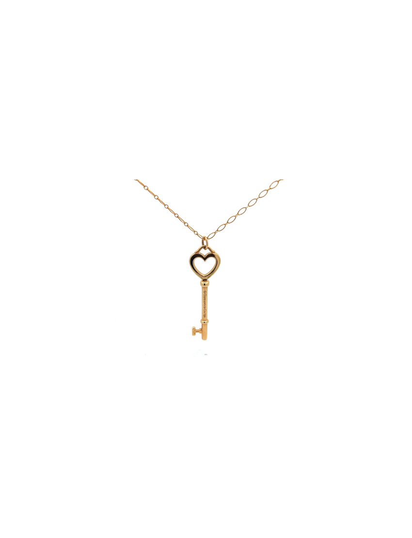 Tiffany & Co. Key To The Heart Necklace