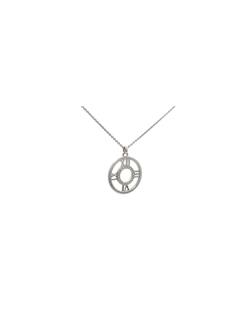 Tiffany & Co. Diamond Atlas Open Medallion Necklace