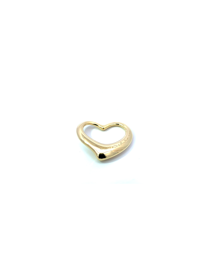 Tiffany Openheart 18kt Yellow Gold Pendant