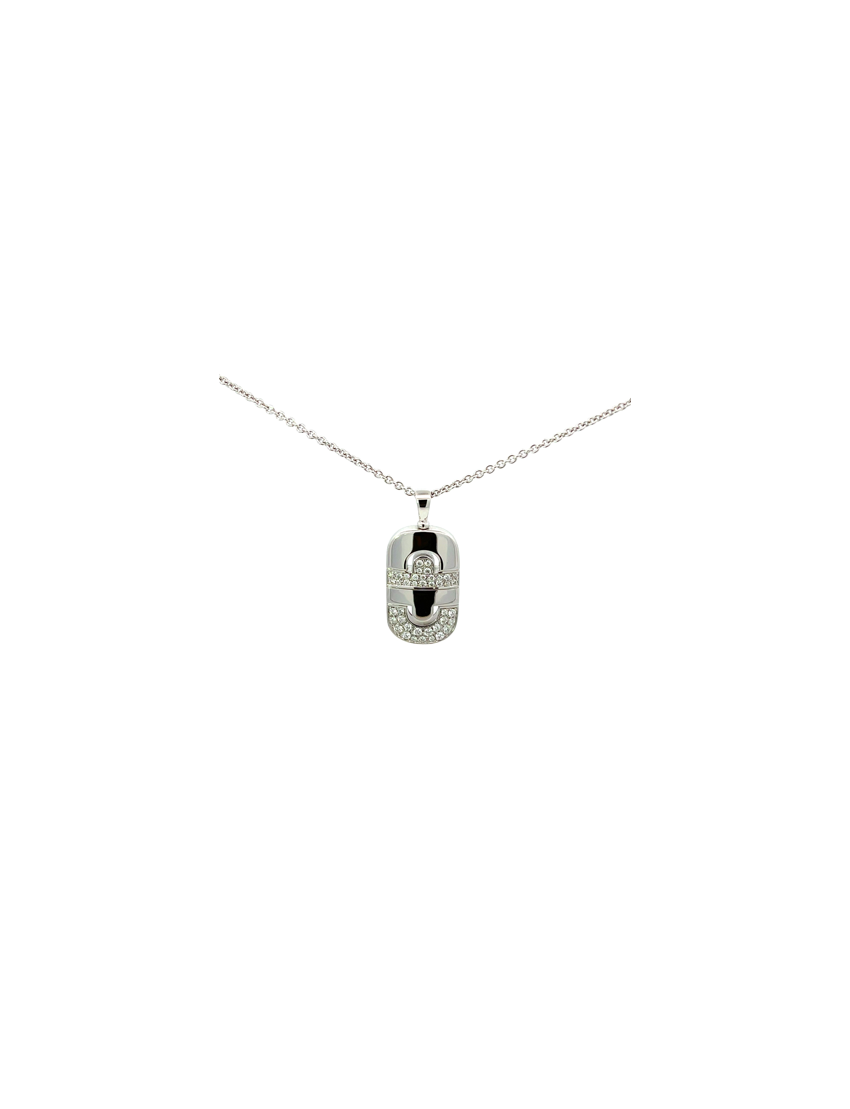Bvlgari Parentesi Necklace 18kt White Gold & Diamonds