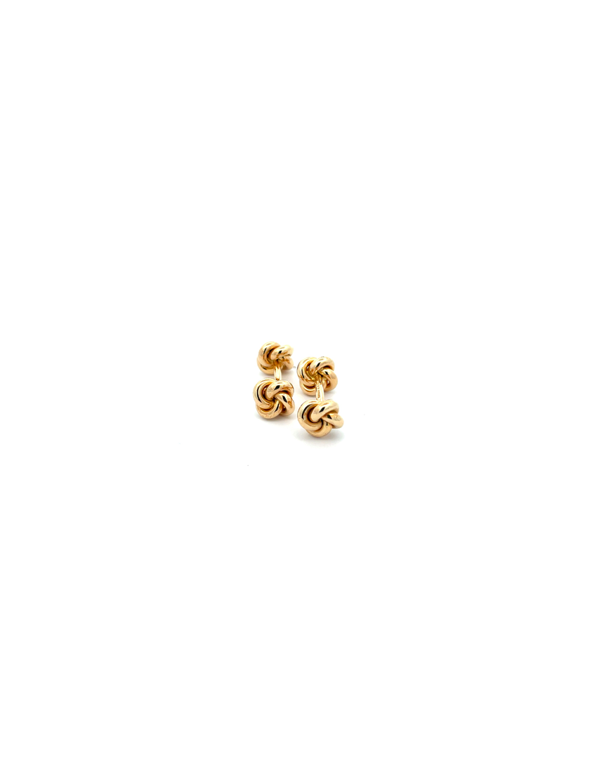 Tiffany & Co. Knot Twist Cufflinks 14kt Yellow Gold
