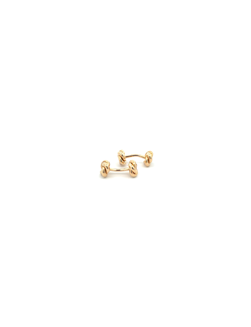 Tiffany & Co. Knot Twist Cufflinks 14kt Yellow Gold