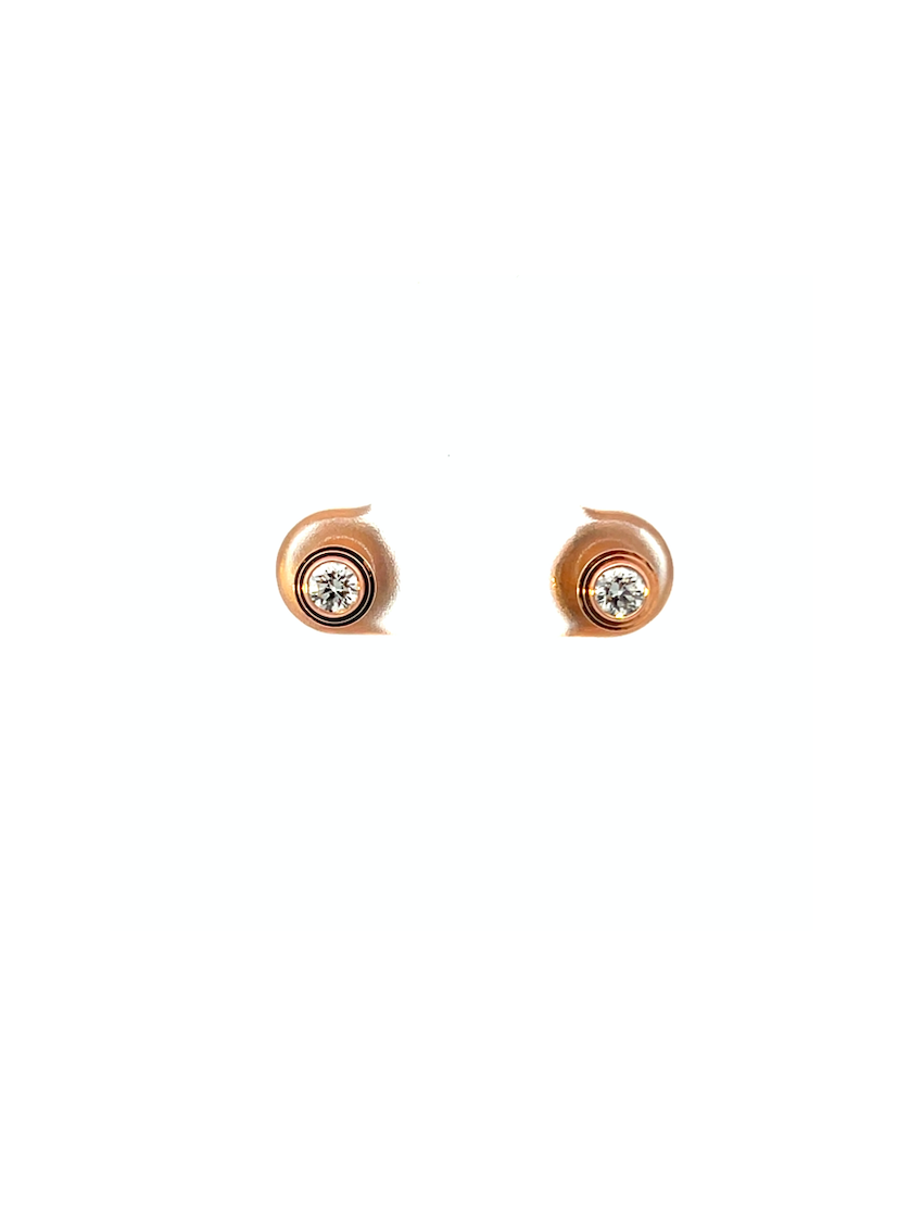 Cartier D'Amour Stud Earrings, 2 Diamonds, Medium Model