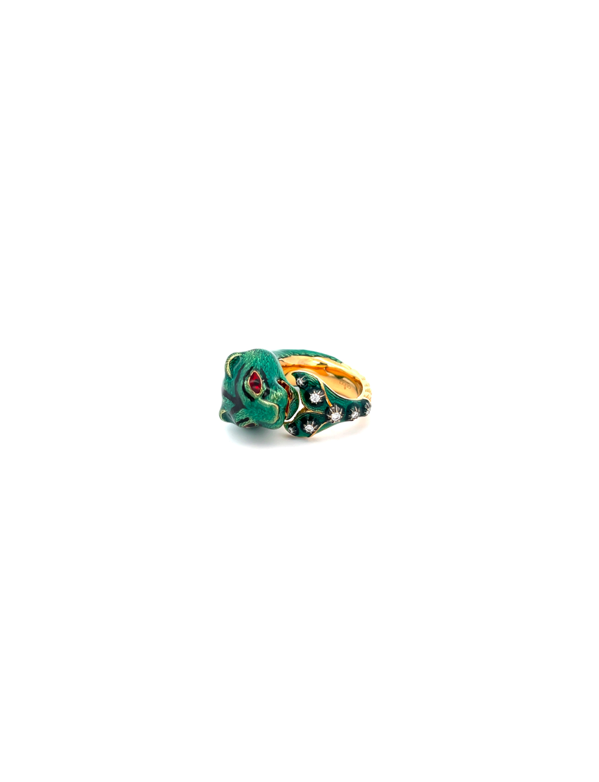 Gucci Le Marche des Merveilles Tiger Head Ring