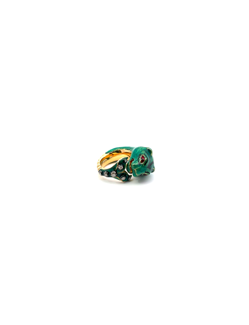 Gucci Le Marche des Merveilles Tiger Head Ring