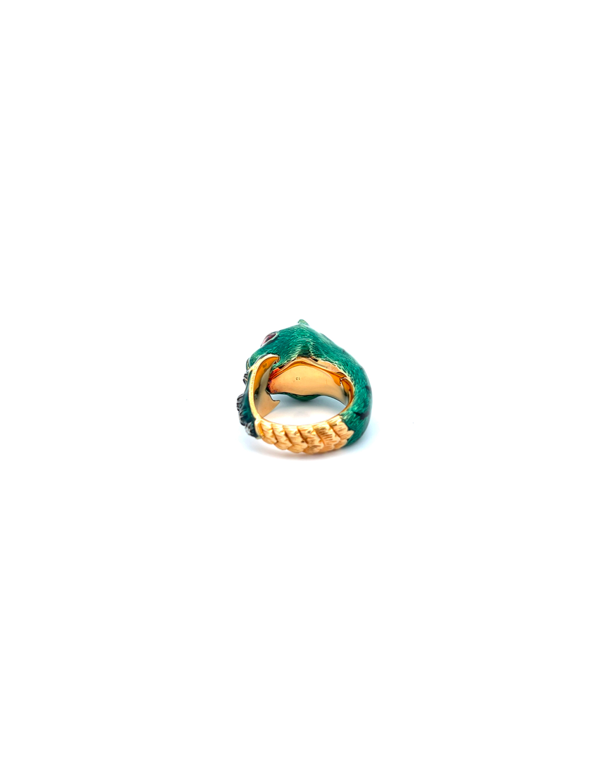 Gucci Le Marche des Merveilles Tiger Head Ring