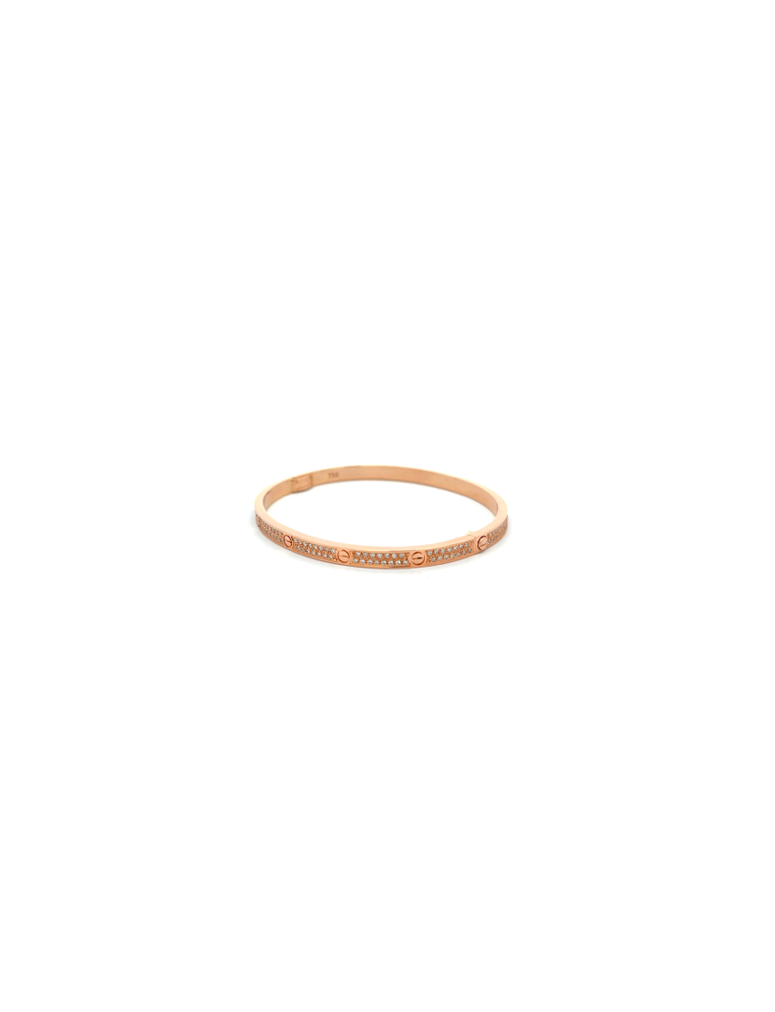 Cartier Love Bracelet, Small Model, Paved 18kt Rose Gold