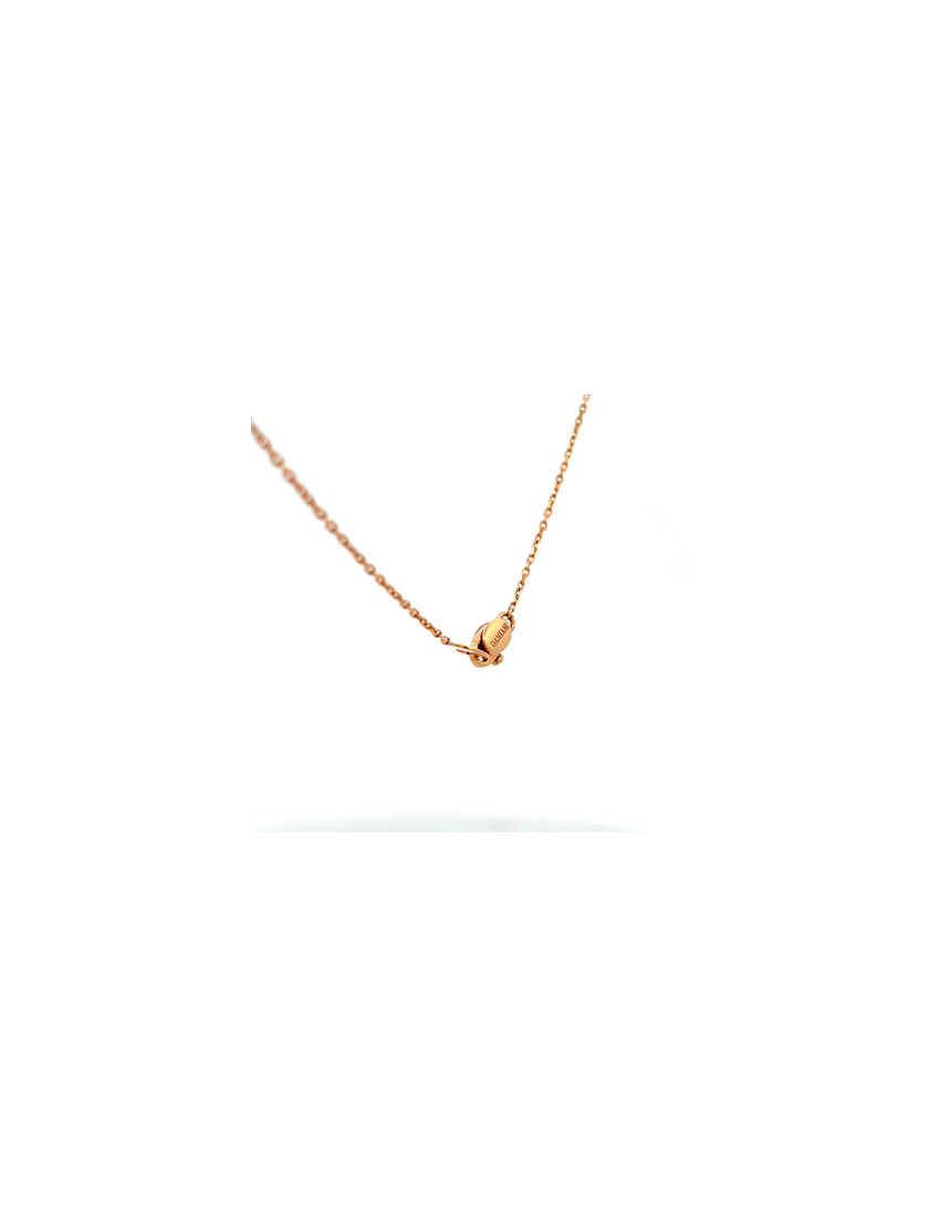 Damiani 18kt Rose Gold Diamond Rotating Necklaces