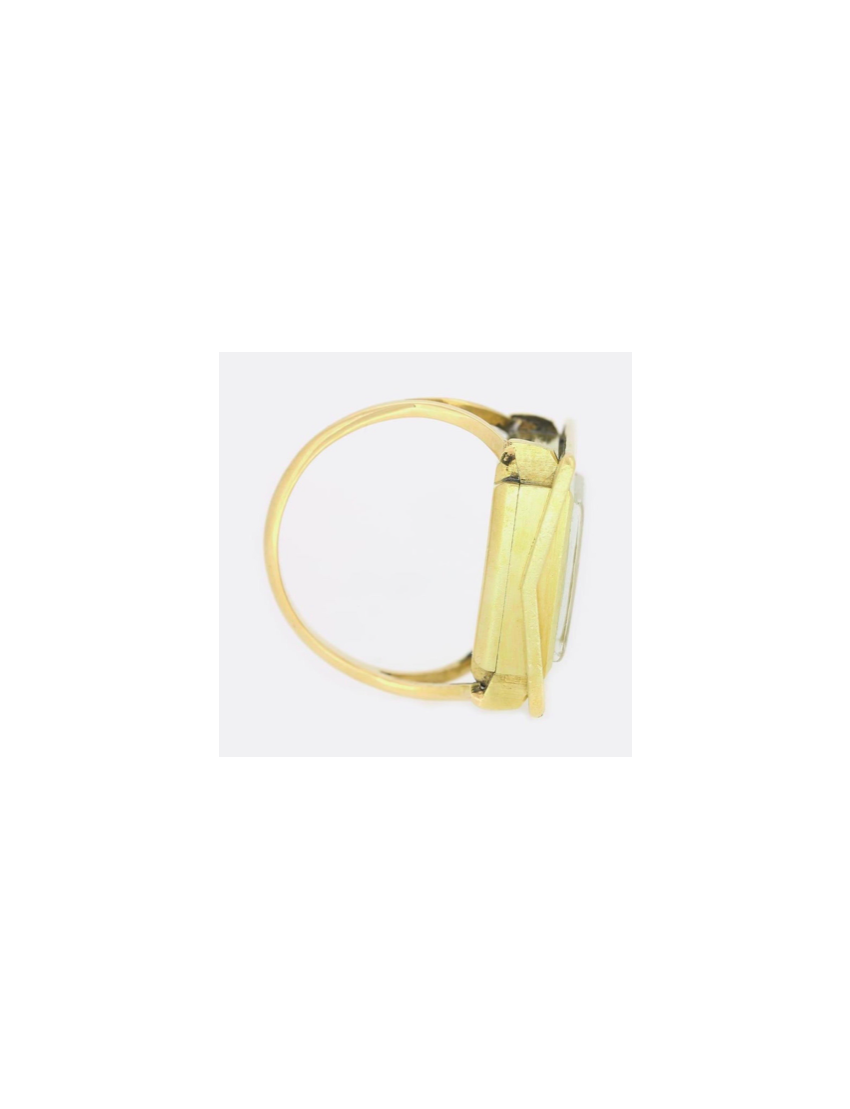 Omega Quartz Vintage Watch Ring