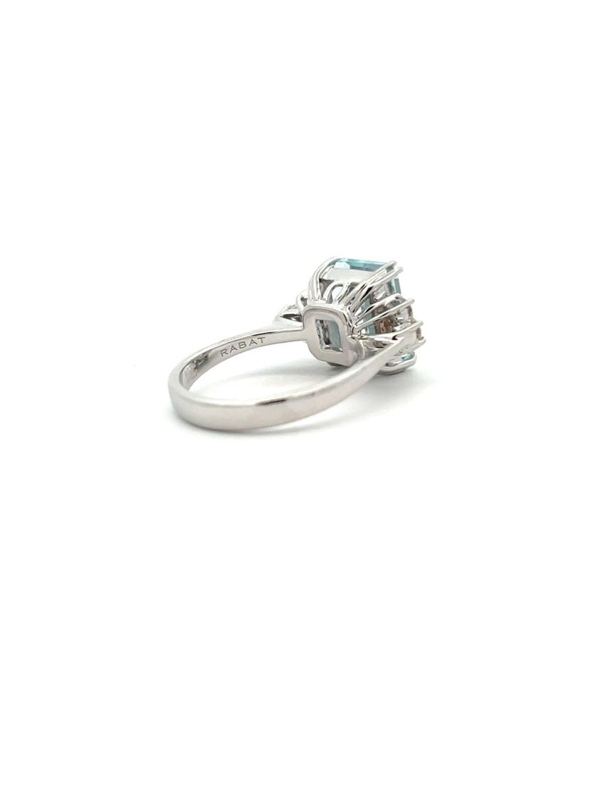 RABAT Aquamarine Ring Oasis 18kt White Gold