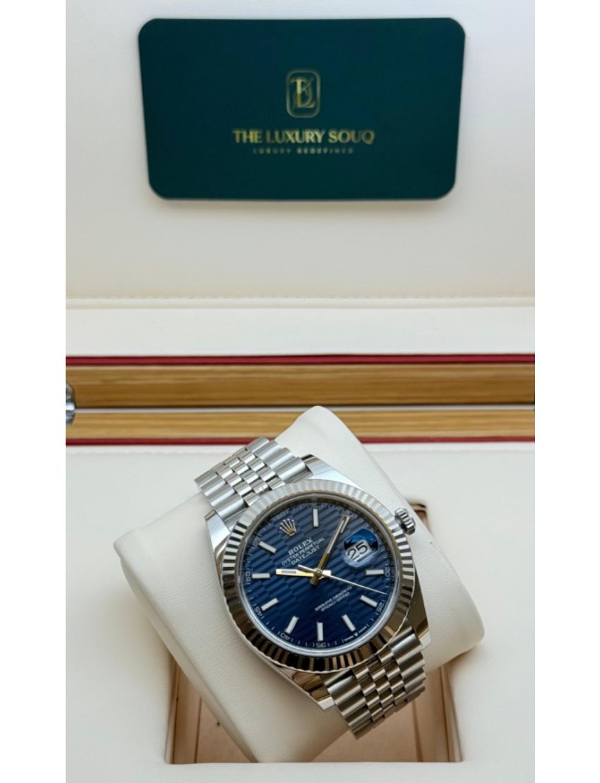 Rolex Datejust 41 Blue Motif