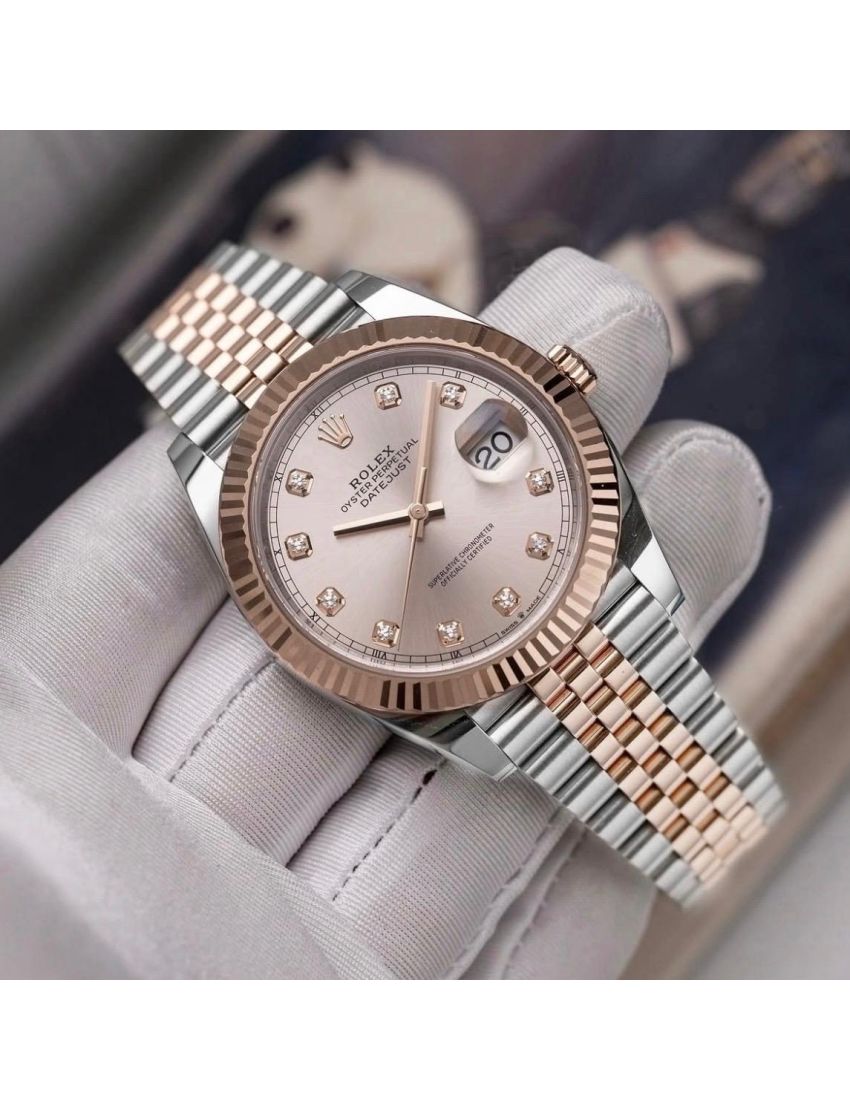 Rolex Datejust 41 Diamond Dial Sundust